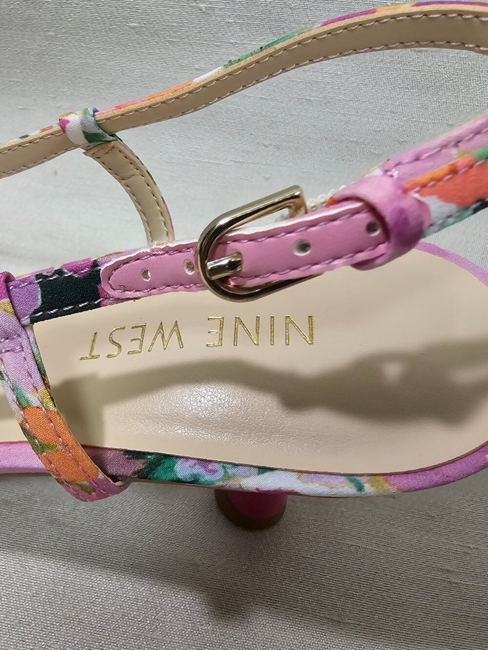 Nine West Women's Floral Slingback Shoes Size 8.5M - Picture 13 of 16